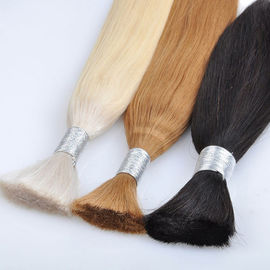 چین موهای رنگی انحصاری رنگ سفارشی، موهای انعطاف پذیر 100٪ انعطاف پذیر انسانی تامین کننده