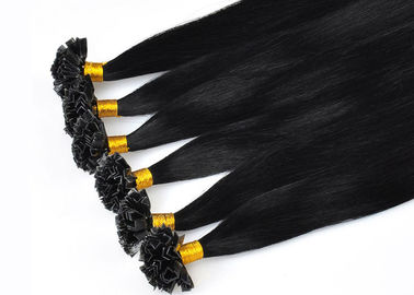 چین براق پیش بند انگشتی V Tip Hair Extensions دوبار 100٪ برش بدون پردازش به راحتی تامین کننده